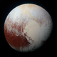 Image for article titled You Can See the Color of the Sky in the Newest Pluto Pictures—and It's Blue